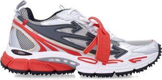 Off-white Technical Mesh Sneakers with Iconic Arrow Motifs