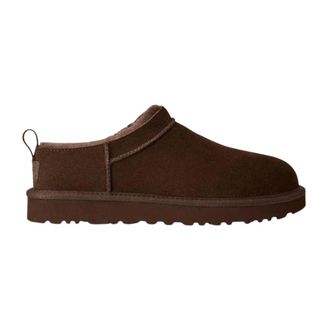UGG Ugg, Schoenen, unisex, Bruin, 41 EU, Leer, Klassieke Micro Sabot Pantoffel