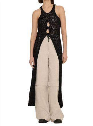 Holzweiler Wou Tape Yarn Dress In Black