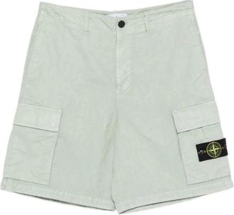 Stone Island Polyamide Shorts - Heren - Korte Broeken - Groen - W32 - Nylon - Korte Broeken