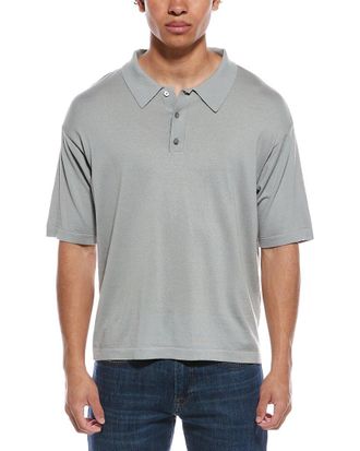 Frame Denim FRAME Silk-Blend Polo Sweater