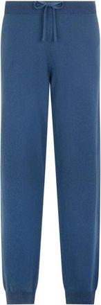 Malo Cashmere Trainingsbroeken - Heren - Sweatpants - Blauw - M - Kasjmier - Broeken
