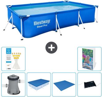 Bestway Piscina Bestway Steel Pro Rectangular - 300x201x66 Cm - 7-piezas S214
