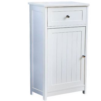 OEM Mueble De Ba&ntilde;o Moderno Blanco Con Caj&oacute;n Y Puerta 82x42x10 Br4we