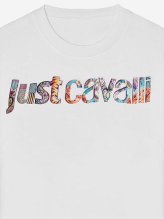 Just Cavalli Cotton T-Shirt - White