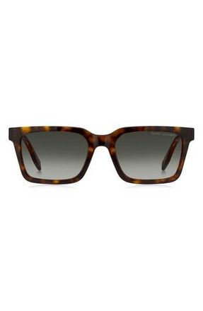 Marc Jacobs 53mm Gradient Square Sunglasses in Havana/Green Shaded at Nordstrom Rack