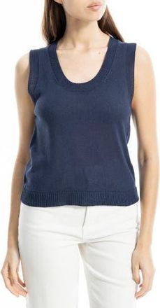 Max Studio Knit Shell Top in Dark Navy at Nordstrom Rack, Size X-Small