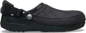 Crocs Classic Crafted Vegan Suede Clog Sandalen - Unisex | schwarz