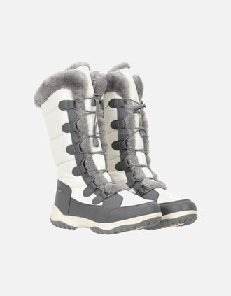 Mountain Warehouse Womens Mountain Warehouse Womens/Ladies Snowflake Extreme Long Snow Boots - White - Size: 8