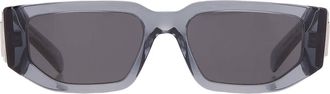 Prada Dark Grey Pilot Mens Sunglasses PR 09ZS 17T08Z 54