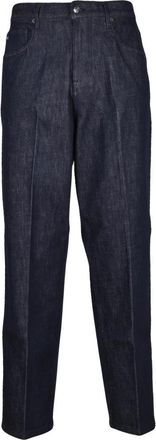 Emporio Armani Straight Jeans - Heren - Regular Fit Jeans - Blauw - W34 - Katoen - Jeans