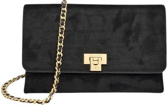 Elisabetta Franchi Tassen, Dames, Zwart, ONE Size, Cross Body Bags