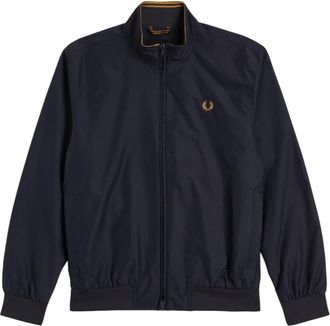 Fred Perry Brentham Jacket - Heren - Bomber jackets - Blauw - S - Polyester - Jassen