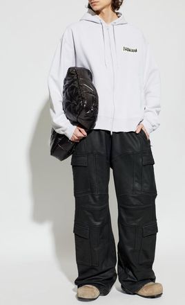 Balenciaga Sweatshirt With Logo, Mens, Grey