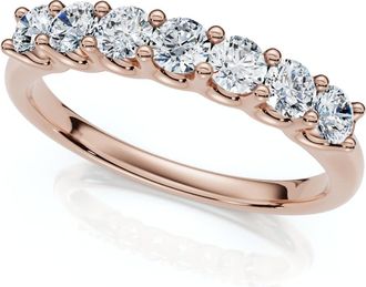 Pompeii3 1/2Ct Diamond Wedding Ring Gold U Prong Lab Grown