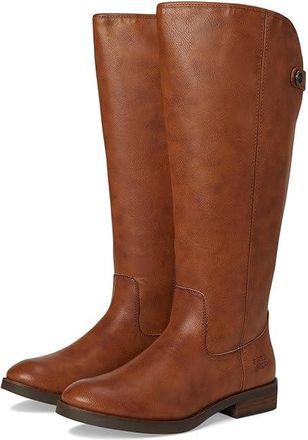Frye and Co. Kellie Button Tall Wide Calf Womens Boots Cognac : 8.5 M, Synthetic