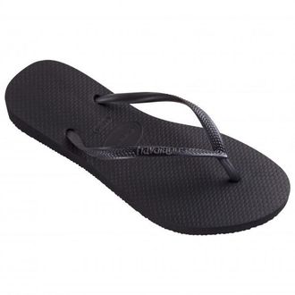 Havaianas Slim Sandalen f&uuml;r Damen | grau/schwarz