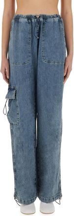 Moschino Denim Loose Mid Rise Jeans