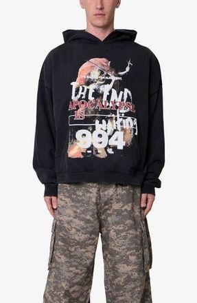 mnml The End Graphic Hoodie in Black at Nordstrom Rack, Size Xx-Large