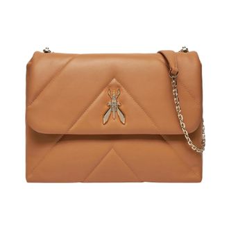 Patrizia Pepe Bolso de cuero elegante para mujeres - Bags - Mujer - Beige - ONE SIZE