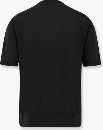 Laneus Mens Cotton Sweater Black Cotone
