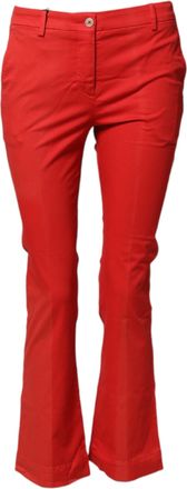 Pantaloni Torino Fla Mid Waist Chino Casual Trouser Womens Pants (Pre-Owned)