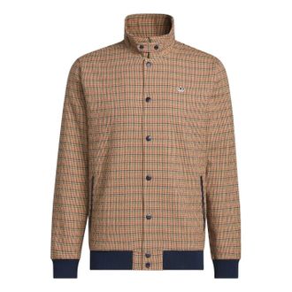 adidas Houndstooth Jacket Asia Sizing Shadow Brown KR5433