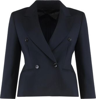 Max Mara Dames, Jassen, Blauw, Maat: S