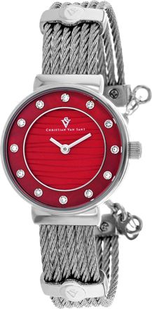 Christian Van Sant Womens Cavo Red Round 28mm
