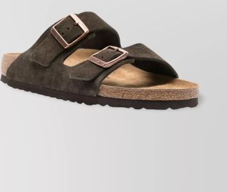 Birkenstock leather flat sandals