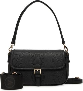 Mario Valentino Zwarte Samba Re Schoudertas - Dames - Schoudertassen - Zwart - ONE Size - Tassen