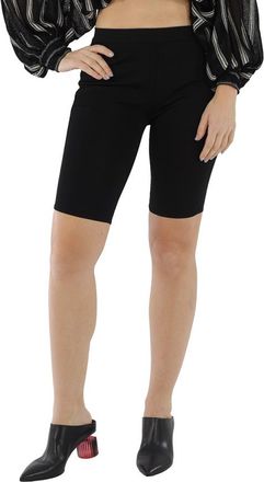 Roberto Cavalli Ladies Black Short Leggings, Brand Size 40 ( US Size 6 )
