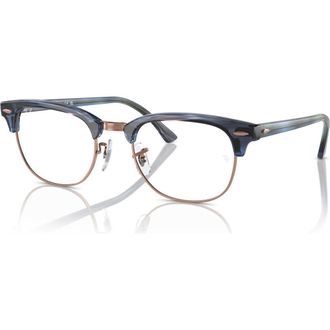 Ray-Ban 51mm Square optical glasses in Blue at Nordstrom