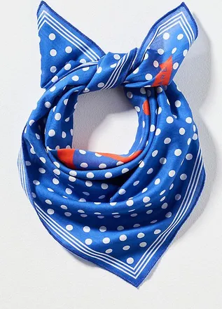 Clare Vivier 100% Cotton Lace Detail Hair Scarf