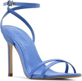 Steve Madden Ankle Strap Stiletto Sandal in Blue at Nordstrom Rack, Size 8.5