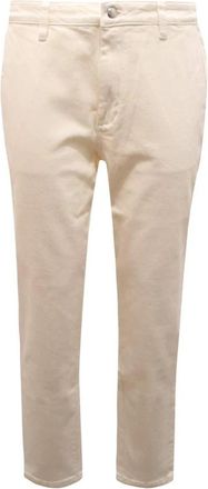 Sun 68 Witte Room Geverfde Broek - Dames - Slim Fit Jeans - Wit - W25 - Jeans