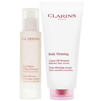 Clarins Womens Duo: Bust Beauty Firming Lotion 50ml (1.7 oz) & Body Extra-Firming Cream 200ml (6.8 oz) - One Size