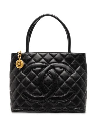 Chanel 1997-1999 Caviar Medallion tote bag - Black