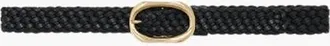 Anine Bing Signature Link Braided Belt in Black at Nordstrom, Size X-Small/small