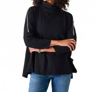 Mersea Catalina Turtleneck Tee In Black
