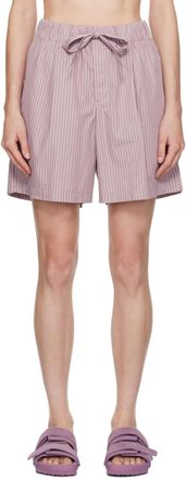 Tekla Purple Birkenstock Edition Pyjama Shorts