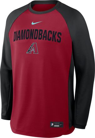 Nike Arizona Diamondbacks Authentic Collection Nike Mens Dri-FIT Pullover Crew in Red | 04H2042NDQS-7PG
