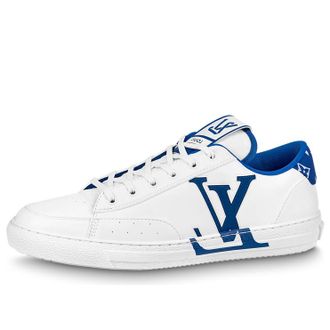 Louis Vuitton Charlie Sneakers White Blue 1AANJM