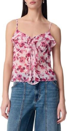 Robert Rodriguez Justine Cascading Ruffle Chiffon Camisole in Heavenly Pink Rose B at Nordstrom Rack, Size X-Small
