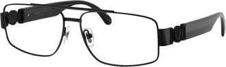 Versace Medusa Biggie Optische Montuur - unisex - Brillen - Zwart - 56 MM - Accessoires