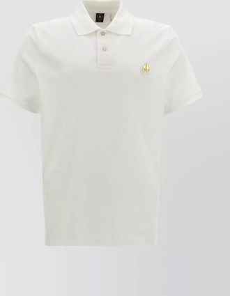 Moose Knuckles everett gold polo shirt