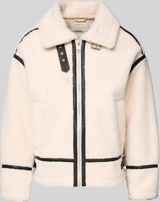 Redefined Rebel Regular Fit Jacke aus Kunstfell Modell Angel in Offwhite, Gr&ouml;&szlig;e L