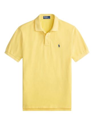 Polo Ralph Lauren logo-detail short-sleeve polo shirt - men - Cotton - M - Yellow