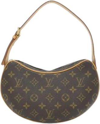 Louis Vuitton Pre-owned Pochette Croissant Monogram Shoulder Bag - - Pre-owned - Donna - Marrone - ONE SIZE