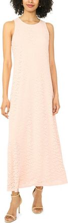 Vince Camuto Eyelet Maxi Dress in Bright Peri at Nordstrom, Size X-Small
